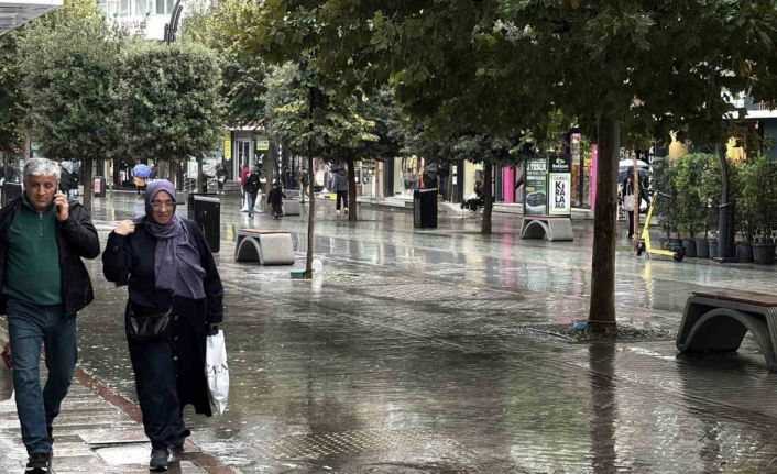 Bolu’da yağmur etkili oldu