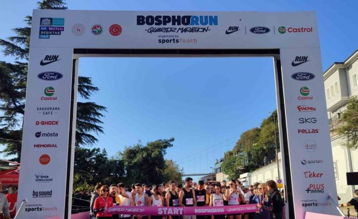 ’Bosphorun Quarter Marathonu’nda 3 bin kişi kıyasıya mücadele etti