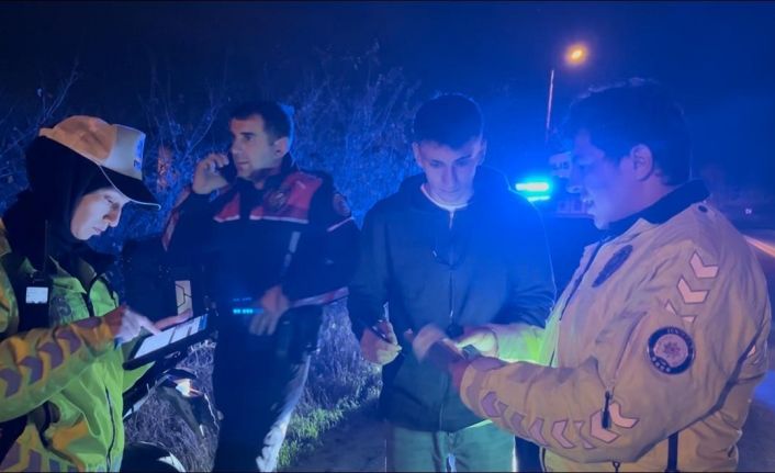 "Brezilya’ya gidiyorum" demişti, üzerine sürüp kaçtığı polise yakalandı