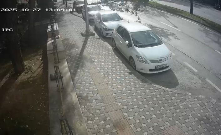 Bursa’da fırtına ağacı böyle devirdi