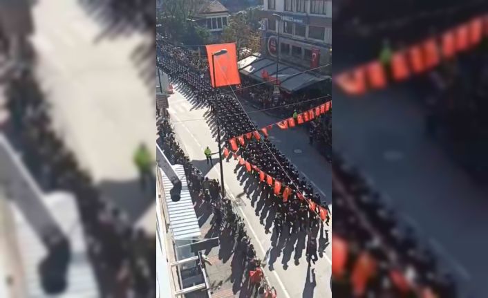 Bursa’da gurur veren görüntüler