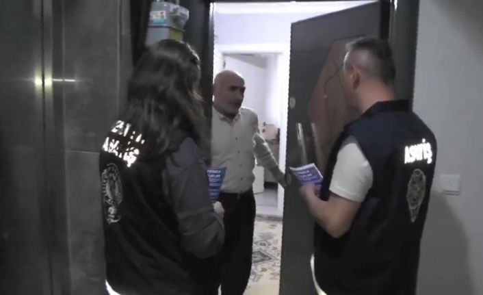 Bursa’da hırsızlık olaylarına karşı vatandaşlar bilgilendirildi