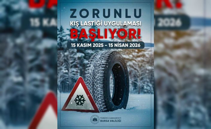 Bursa’da kış lastiği uygulaması tarihleri açıklandı