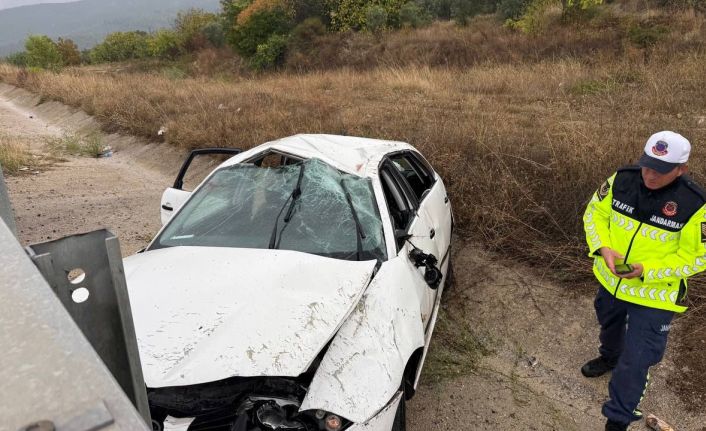 Bursa’da yoğun yağışla gelen kaza: 4 yaralı