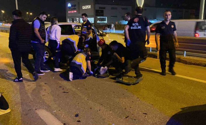 Bursa’da zincirleme kaza: 5 araç birbirine girdi, 3 kişi yaralandı