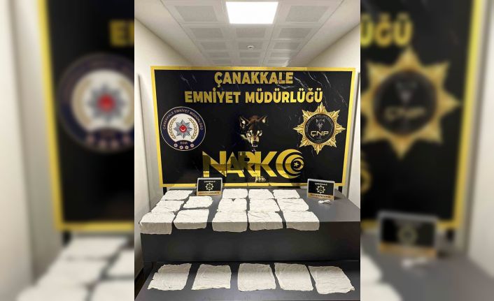 Çanakkale’de uyuşturucu operasyonuna 2 tutuklama
