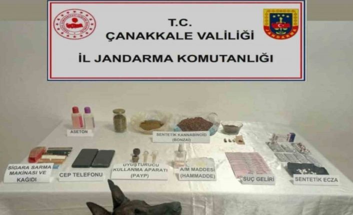 Çanakkale’de uyuşturucu operasyonuna 5 tutuklama