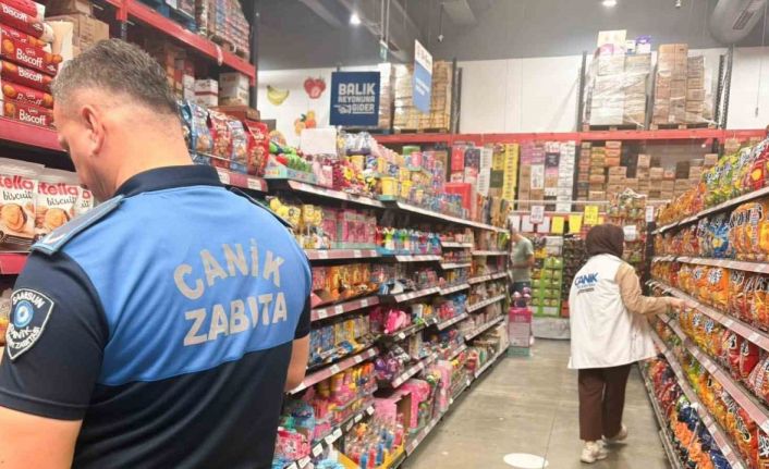 Canik’te grosmarketler mercek altında