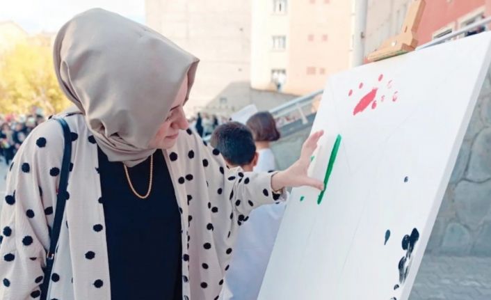 Cengiz Topel İlkokulunda Filistin etkinliği