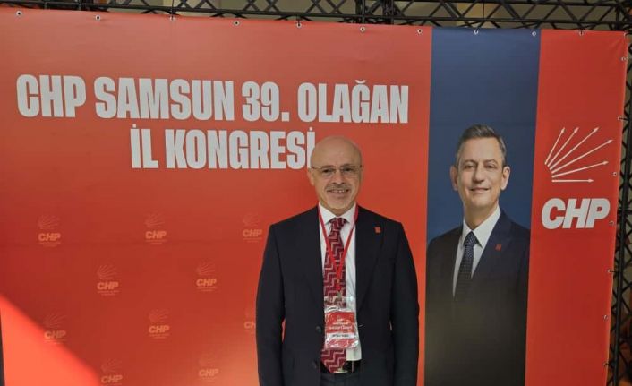 CHP Samsun İl Başkanlığına Mehmet Özdağ tekrar seçildi