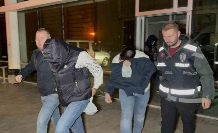 Çöp konteynerinde uyuşturucu teslimatına 6 tutuklama