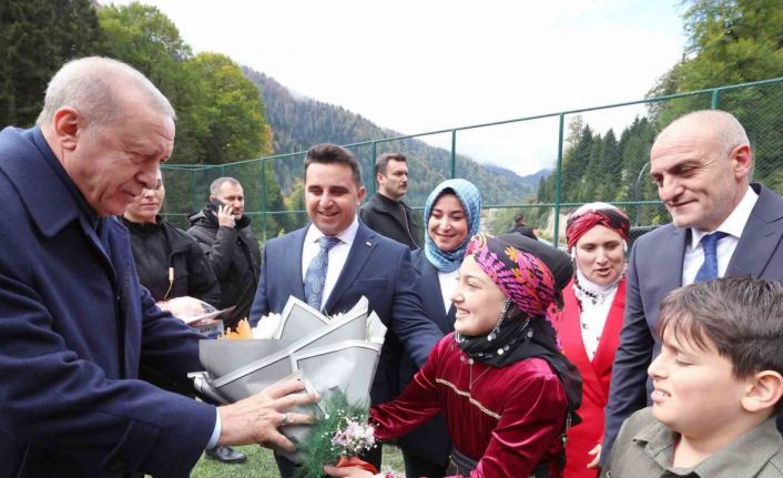 Cumhurbaşkanı Erdoğan Ayder Yaylası’nda