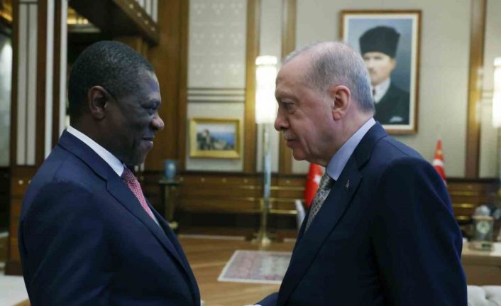 Cumhurbaşkanı Erdoğan, Güney Afrika Cumhuriyeti Cumhurbaşkanı Yardımcısı Mashatile’yi kabul etti