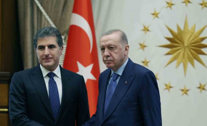 Cumhurbaşkanı Erdoğan, IKBY Başkanı Barzani’yi kabul etti