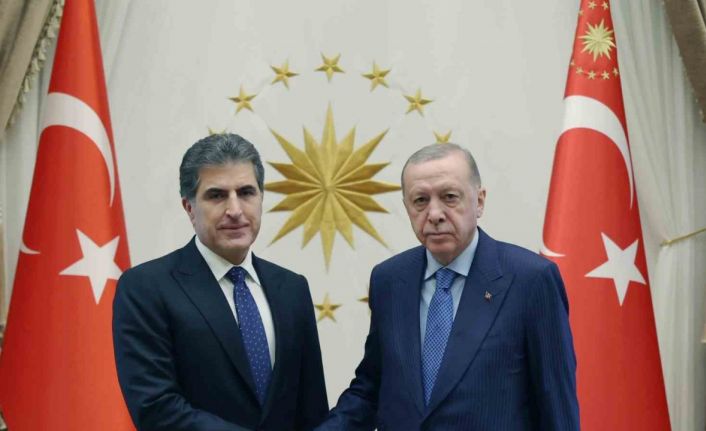 Cumhurbaşkanı Erdoğan, Irak Kürt Bölgesel Yönetimi Başkanı Barzani’yi kabul etti.