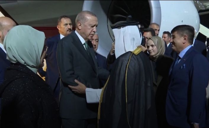 Cumhurbaşkanı Erdoğan Katar’da