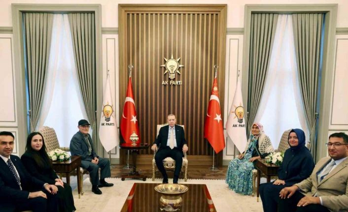 Cumhurbaşkanı Erdoğan, Mersinli şehit ailesini kabul etti