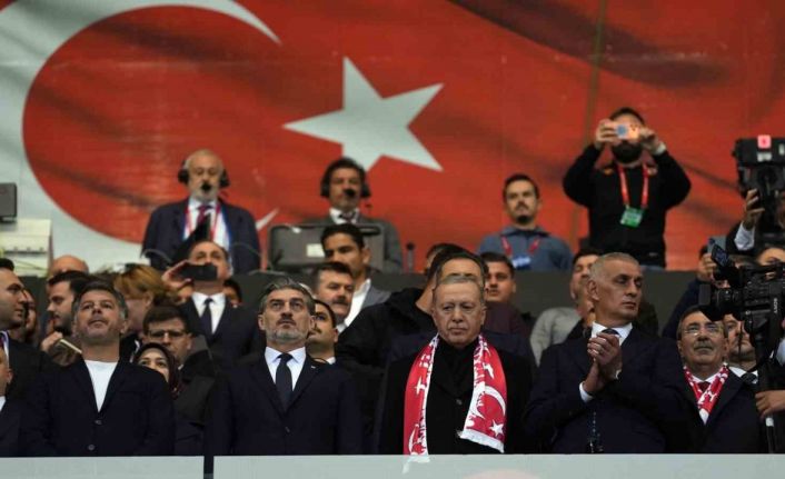 Cumhurbaşkanı Erdoğan, Türkiye - Gürcistan maçında