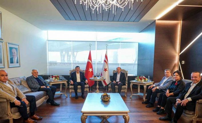 Cumhurbaşkanı Yardımcısı Yılmaz, KKTC’deki temaslarını tamamladı