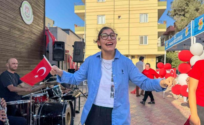 Cumhuriyet coşkusu engelsiz eğitim merkezinde yaşandı