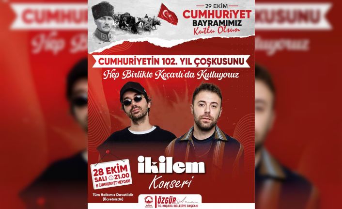 Cumhuriyet’in 102. yılı Koçarlı’da coşkuyla kutlanacak