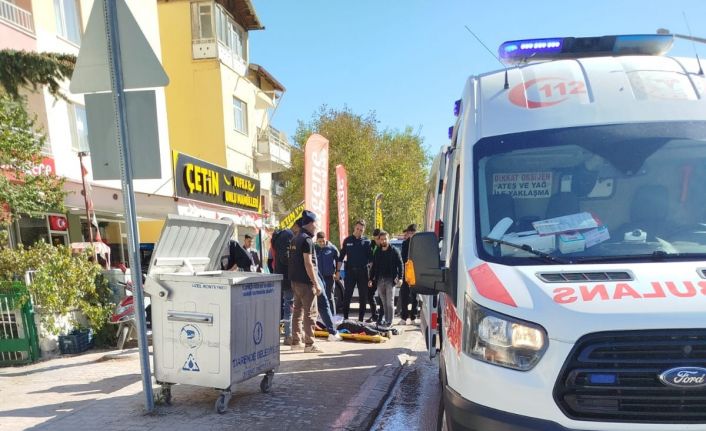 Darende otomobil ile motosiklet çarpıştı: 1 yaralı