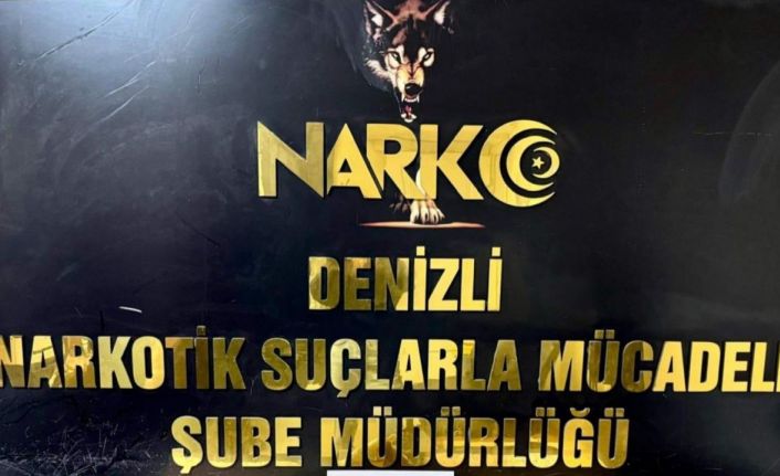 Denizli’de 19 bin kullanımlık sentetik uyuşturucu yakalandı