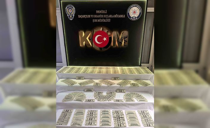 -Denizli’de 35 bin 100 dolar değerinde sahte banknot ele geçirildi