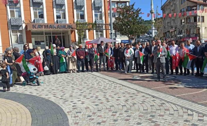 Devrek’ten Filistin’e destek, "Gazze bizim vicdanımızdır"