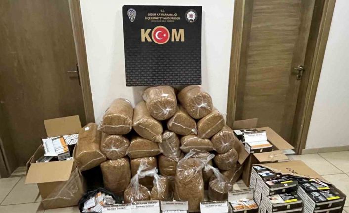 Didim’de kaçak tütün ve alkol operasyonu: 2 gözaltı