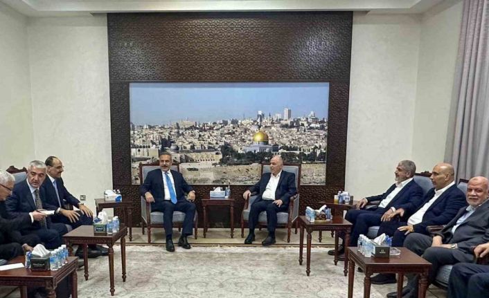 Dışişleri Bakanı Fidan ve MİT Başkanı Kalın Hamas liderleriyle bir araya geldi