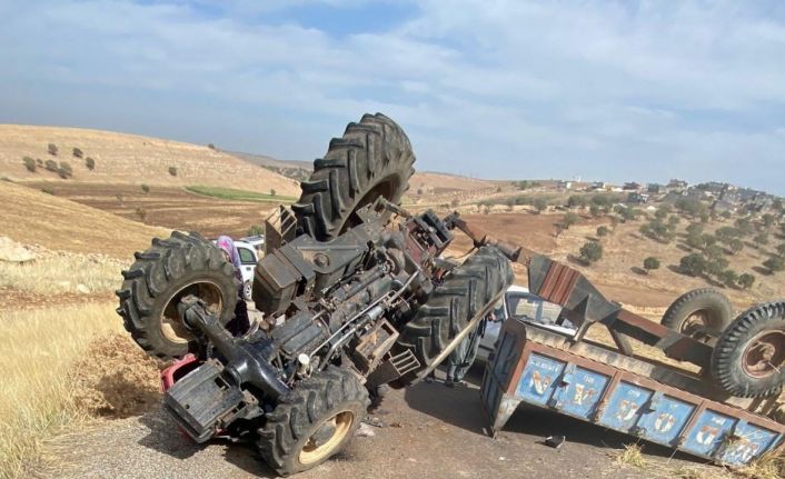 Diyarbakır’da traktör devrildi: 3 yaralı