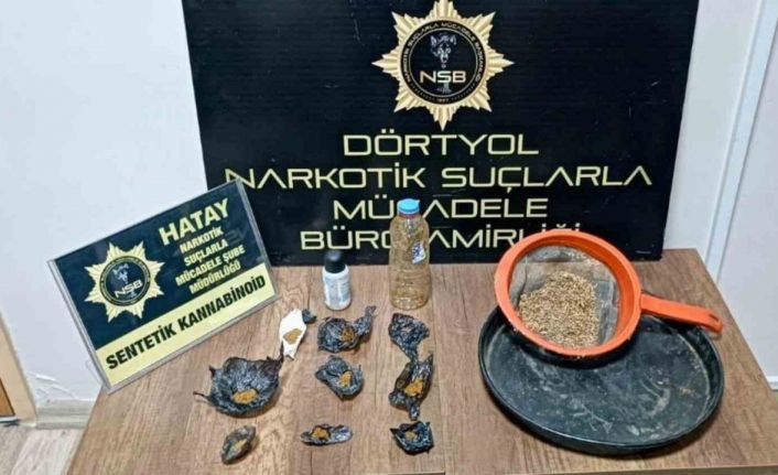 Dörtyol’da metruk binayı mesken tutun uyuşturucu satıcısı yakalandı