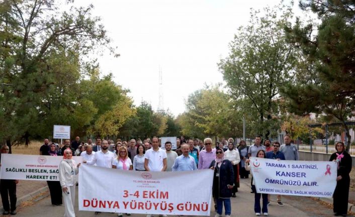 Dünya Yürüyüş Günü’nde sağlıklı yaşam için adım attılar