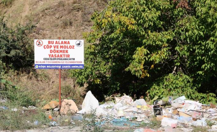 Duyarsız vatandaşlar uyarı tabelalarına aldırış etmedi