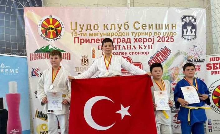 Düzceli sporcular Makedonya’dan derece ile döndü