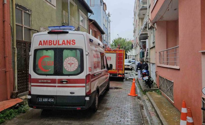 Edirne’de baca yangını korkuttu