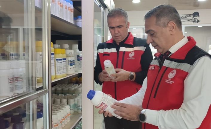 Efeler’de zirai ilaç ve gübre bayileri denetlendi