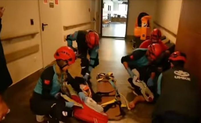 Elazığ’da deprem tatbikatı