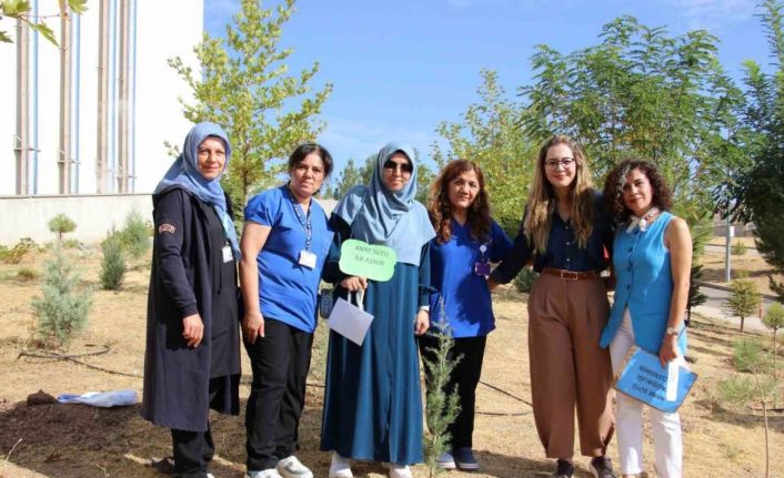 Elazığ’da fidan dikimi yapıldı