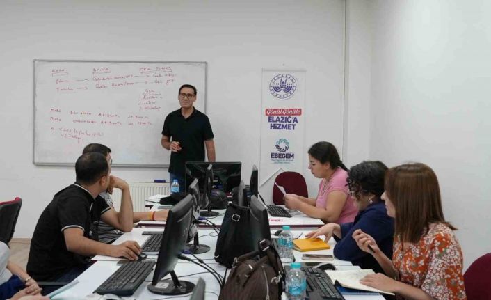 Elazığ’da meslek eğitim kurslarına yoğun ilgi