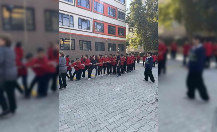 Elazığ’da öğrenciler geleneksel oyunlar ile eğleniyor