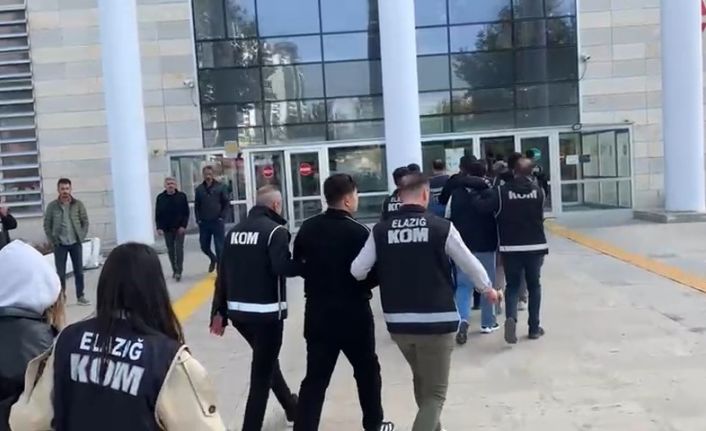 Elazığ’da polis suçlulara göz açtırmıyor: 8 tutuklama