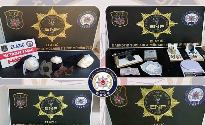 Elazığ’da uyuşturucu operasyonu: 8 şüpheli tutuklandı