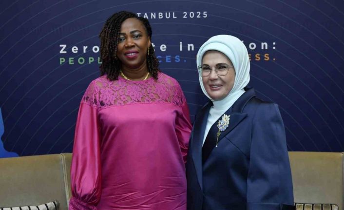 Emine Erdoğan, Sierra Leone Cumhurbaşkanı’nın eşi Fatima Maada Bio ile görüştü