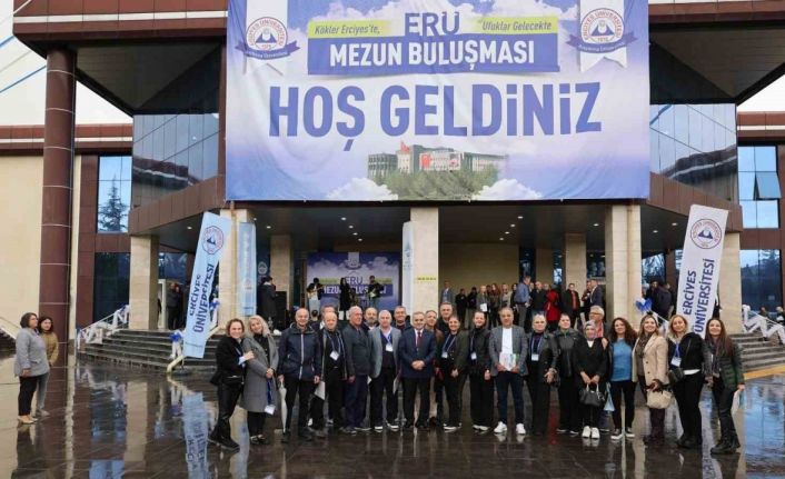 ERÜ’nun 40 yıllık mezunları buluştu