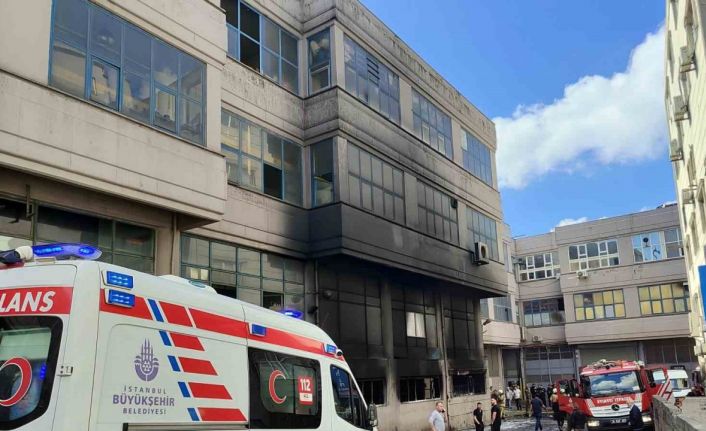 Eyüpsultan’da plastik üretim atölyesinde yangın