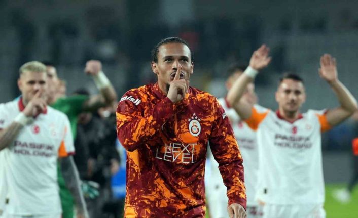 Galatasaray’da maç sonu üçlüsü Leroy Sane’den