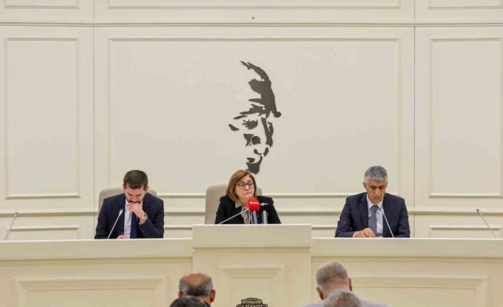 Gaziantep Büyükşehir Belediyesi Ekim Ayı Meclisi toplandı