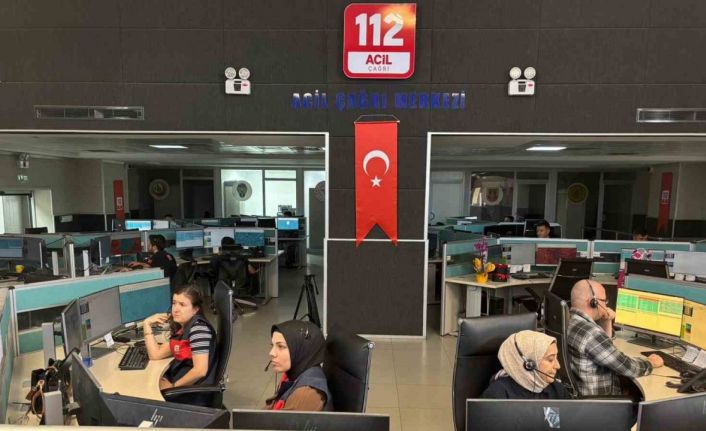 Gaziantep’te 112’ye 8 ayda 1,7 milyon asılsız ve gereksiz çağrı geldi